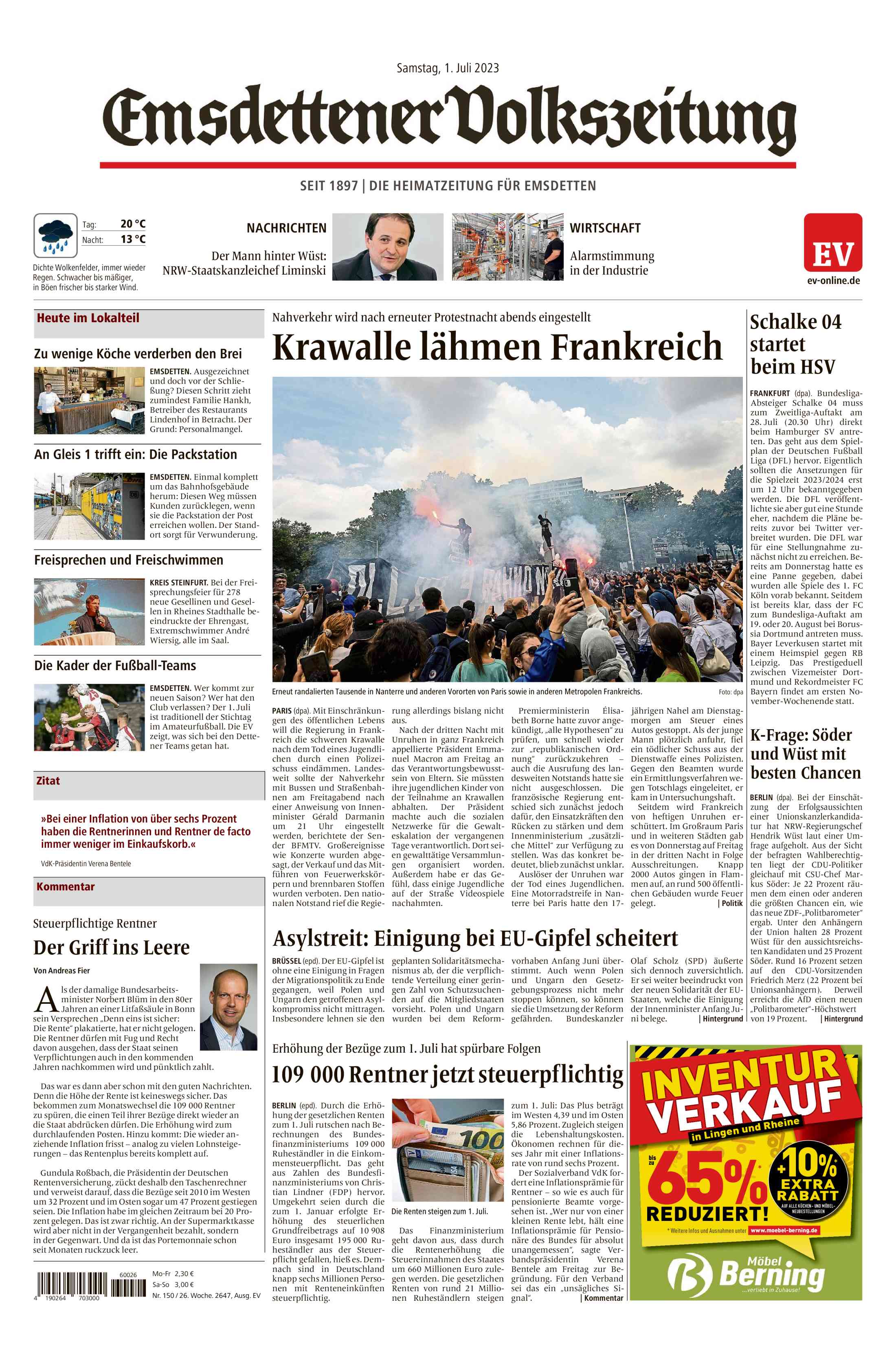 Ausgabe vom 01.07.2023