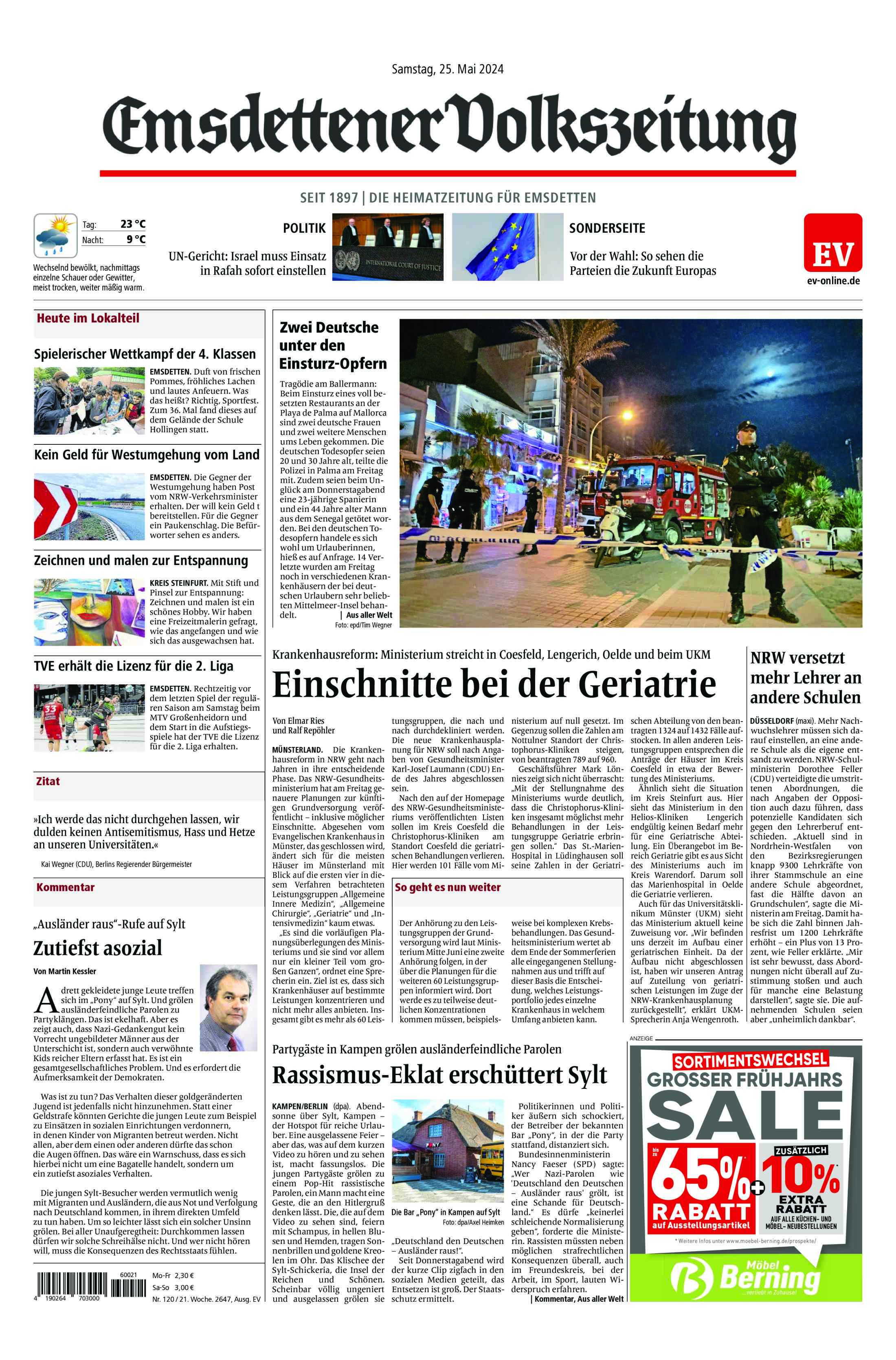 Ausgabe vom 25.05.2024