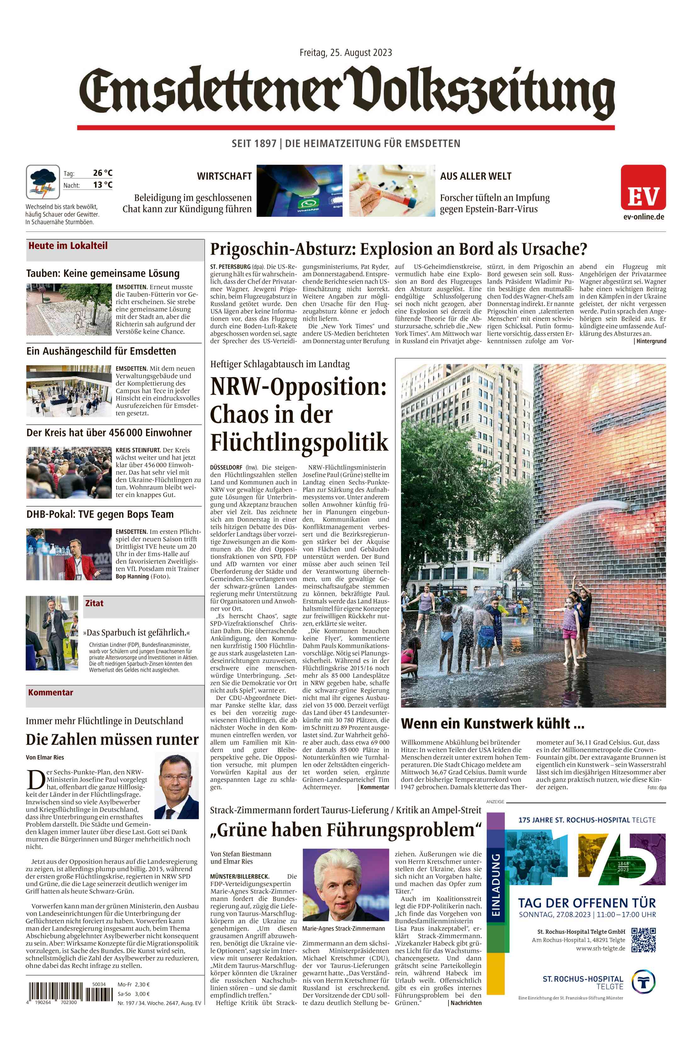 Ausgabe vom 25.08.2023