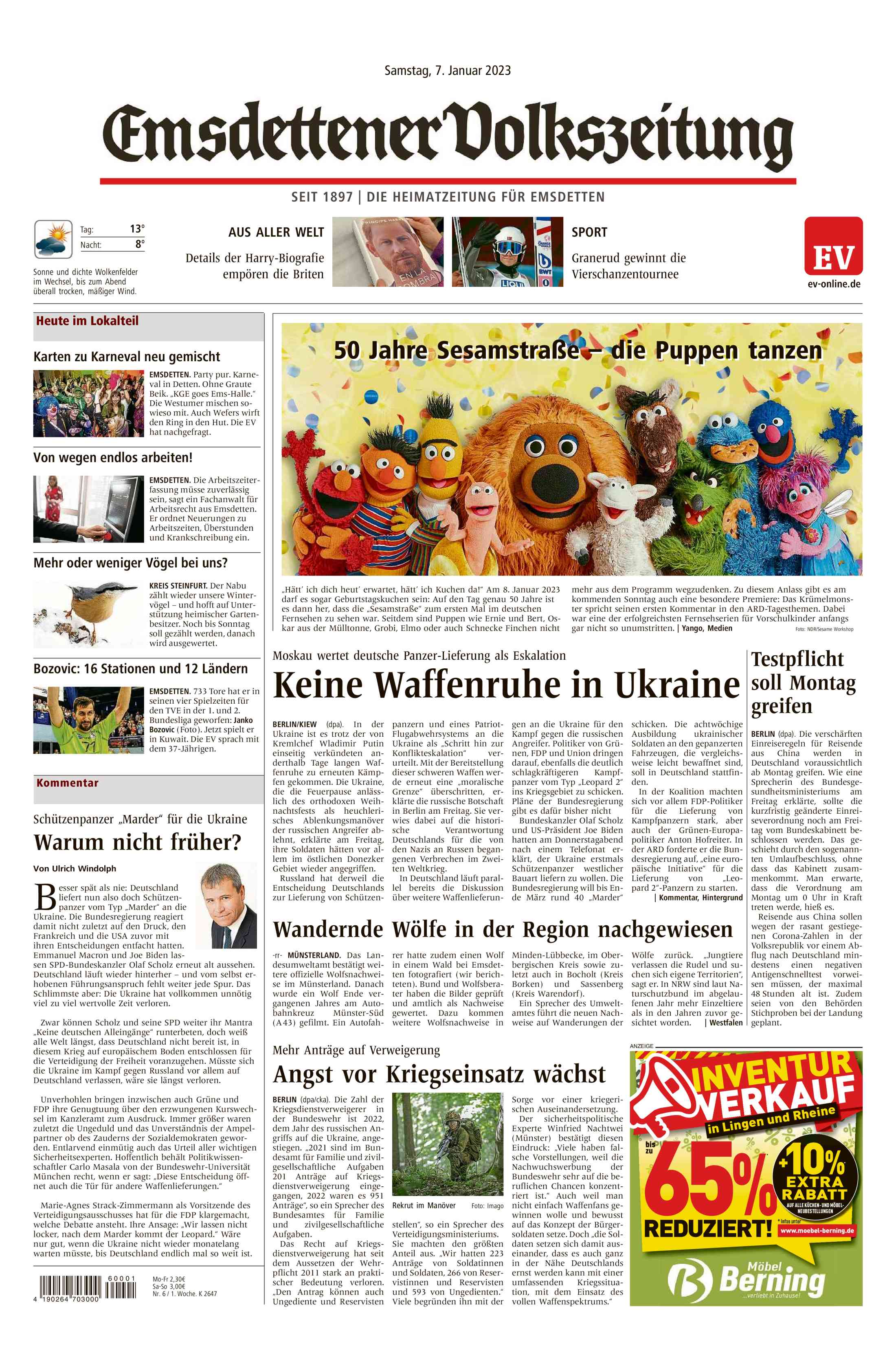 Ausgabe vom 07.01.2023