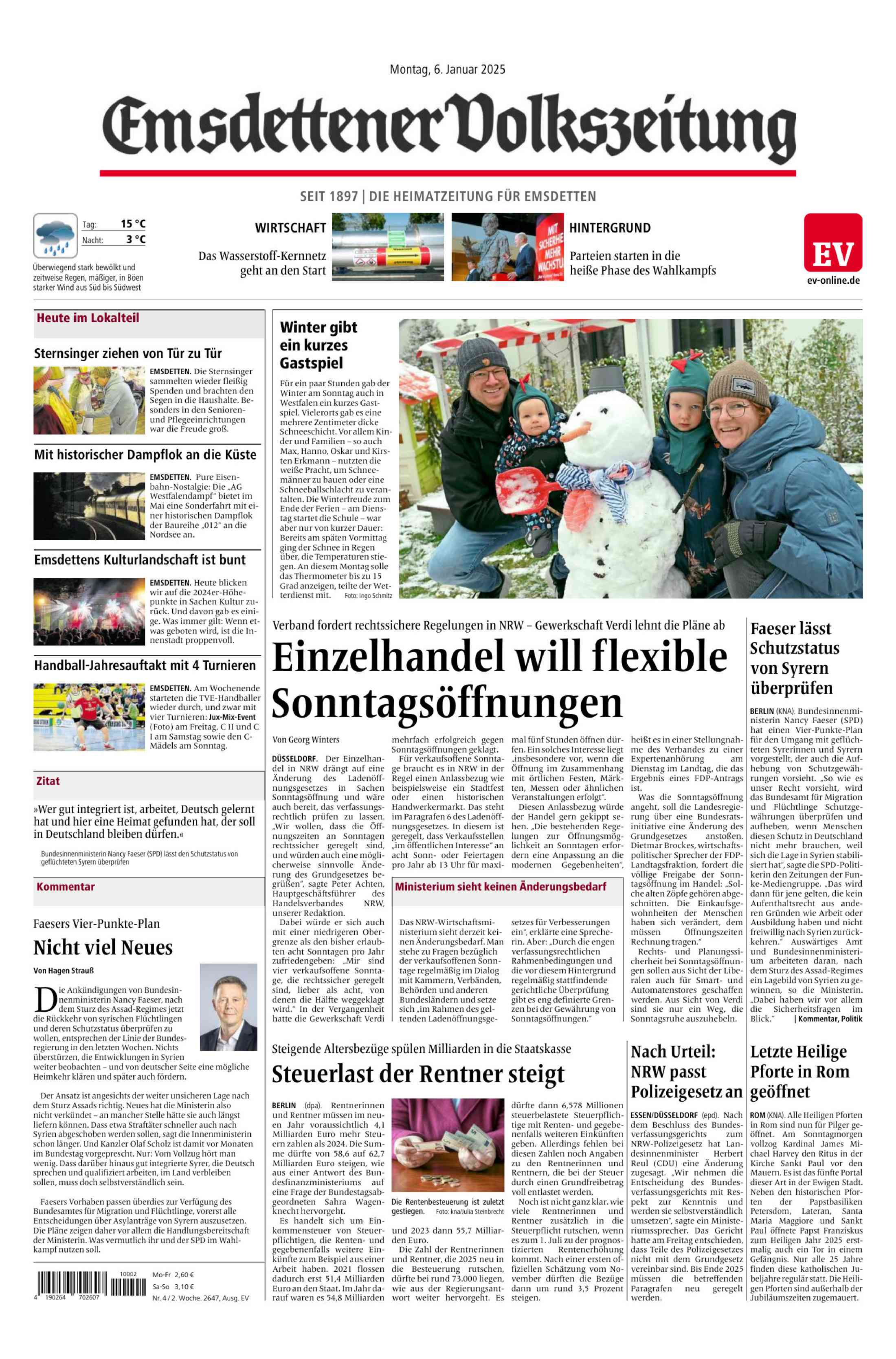Ausgabe vom 06.01.2025
