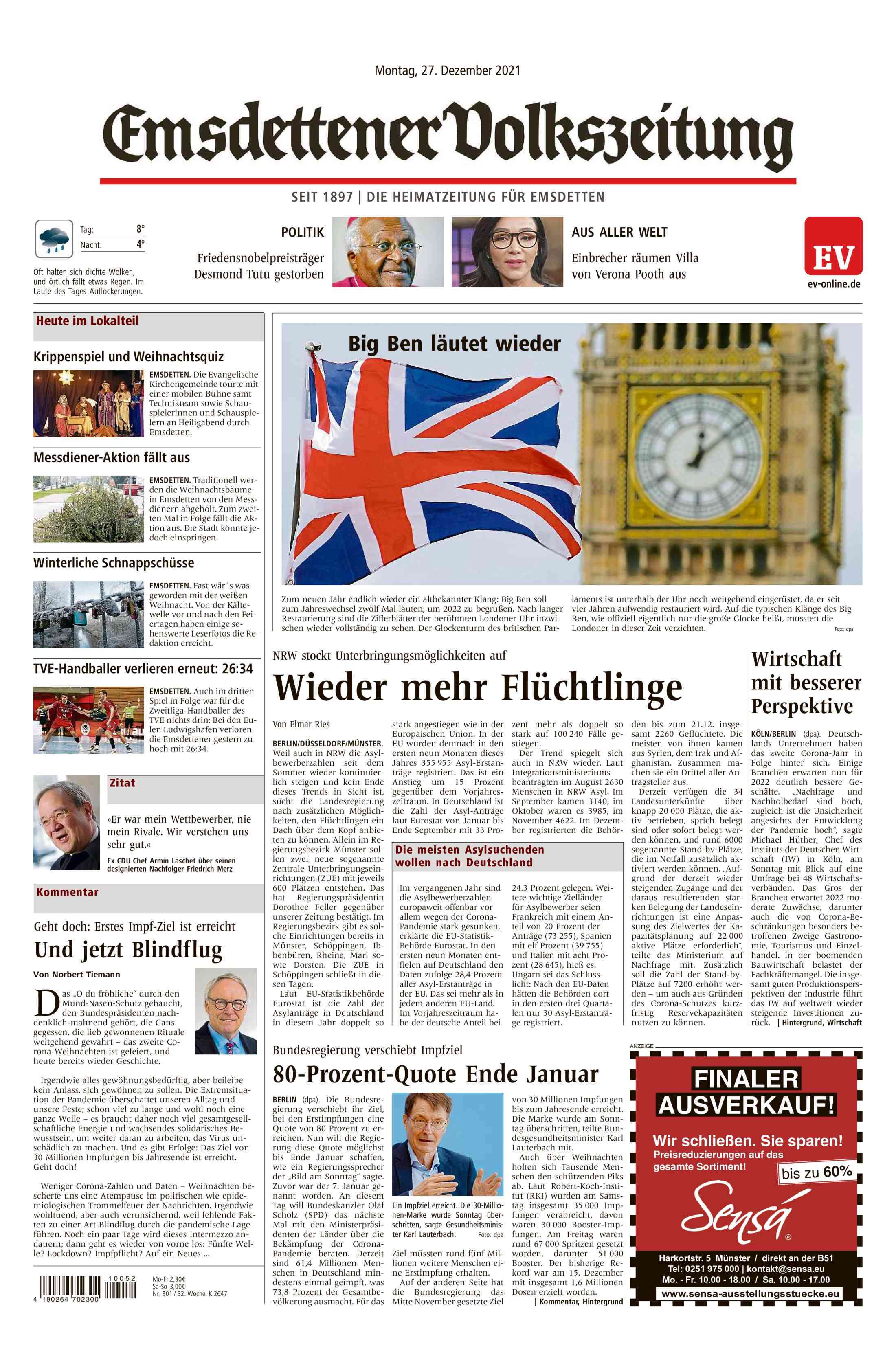 Ausgabe vom 27.12.2021