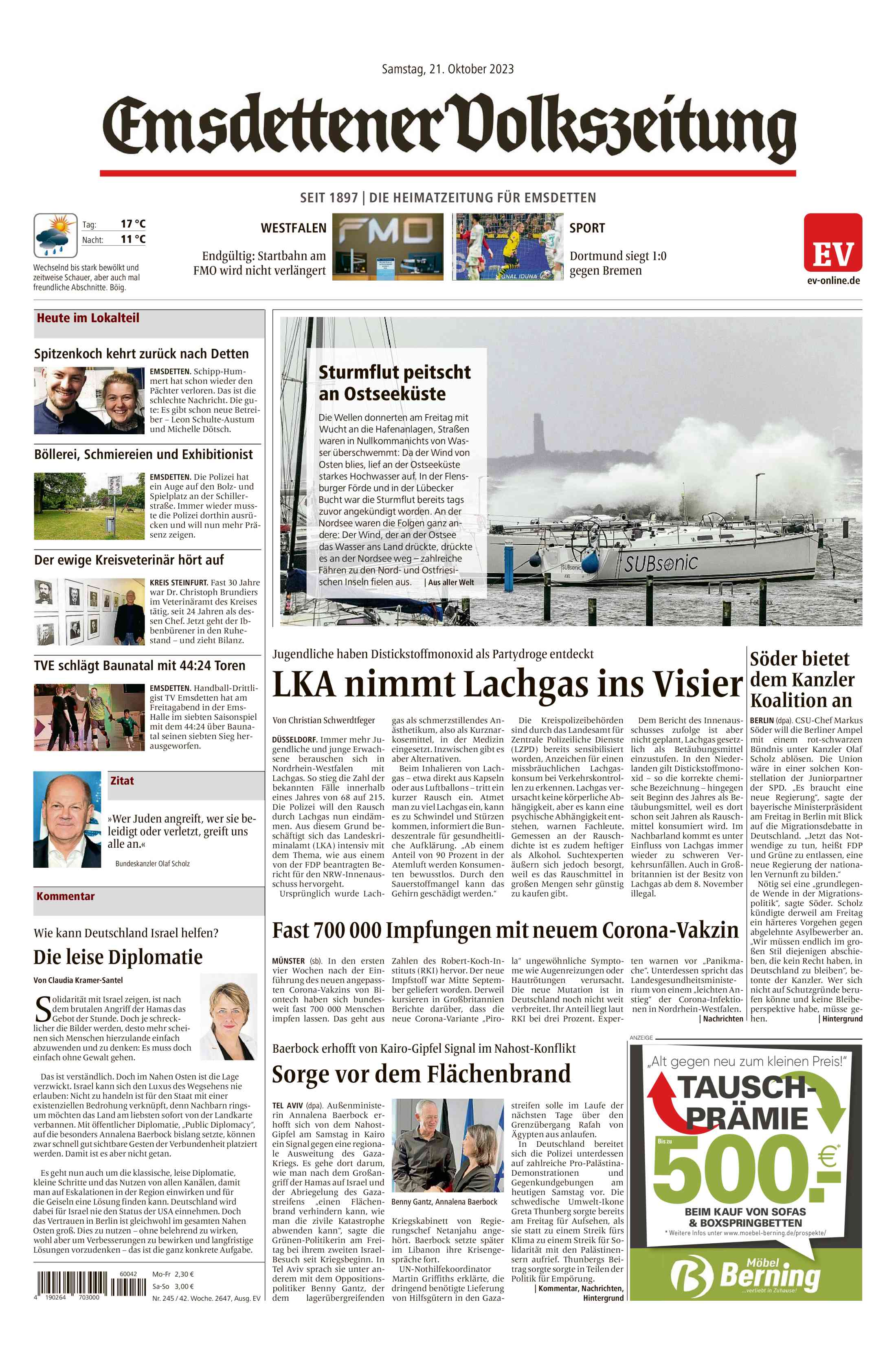 Ausgabe vom 21.10.2023
