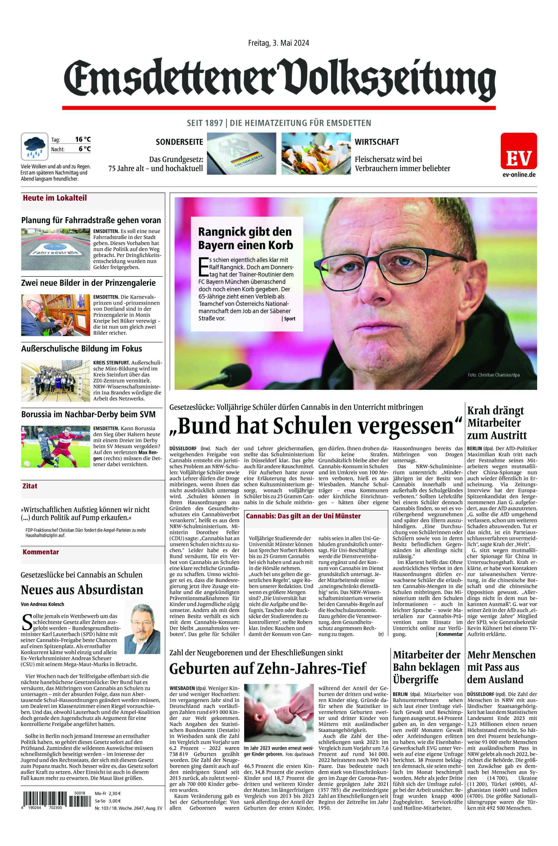 Ausgabe vom 03.05.2024