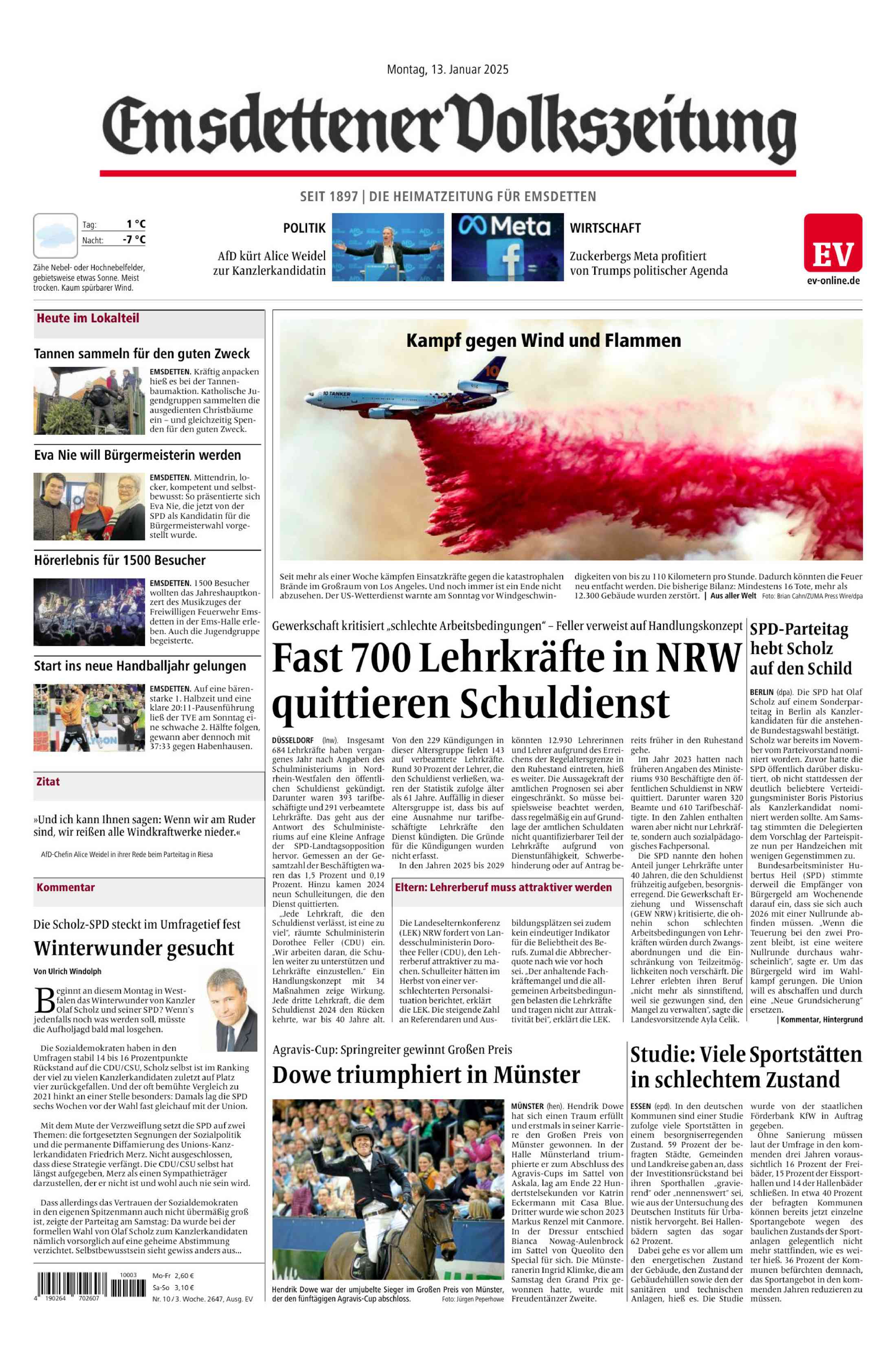 Ausgabe vom 13.01.2025