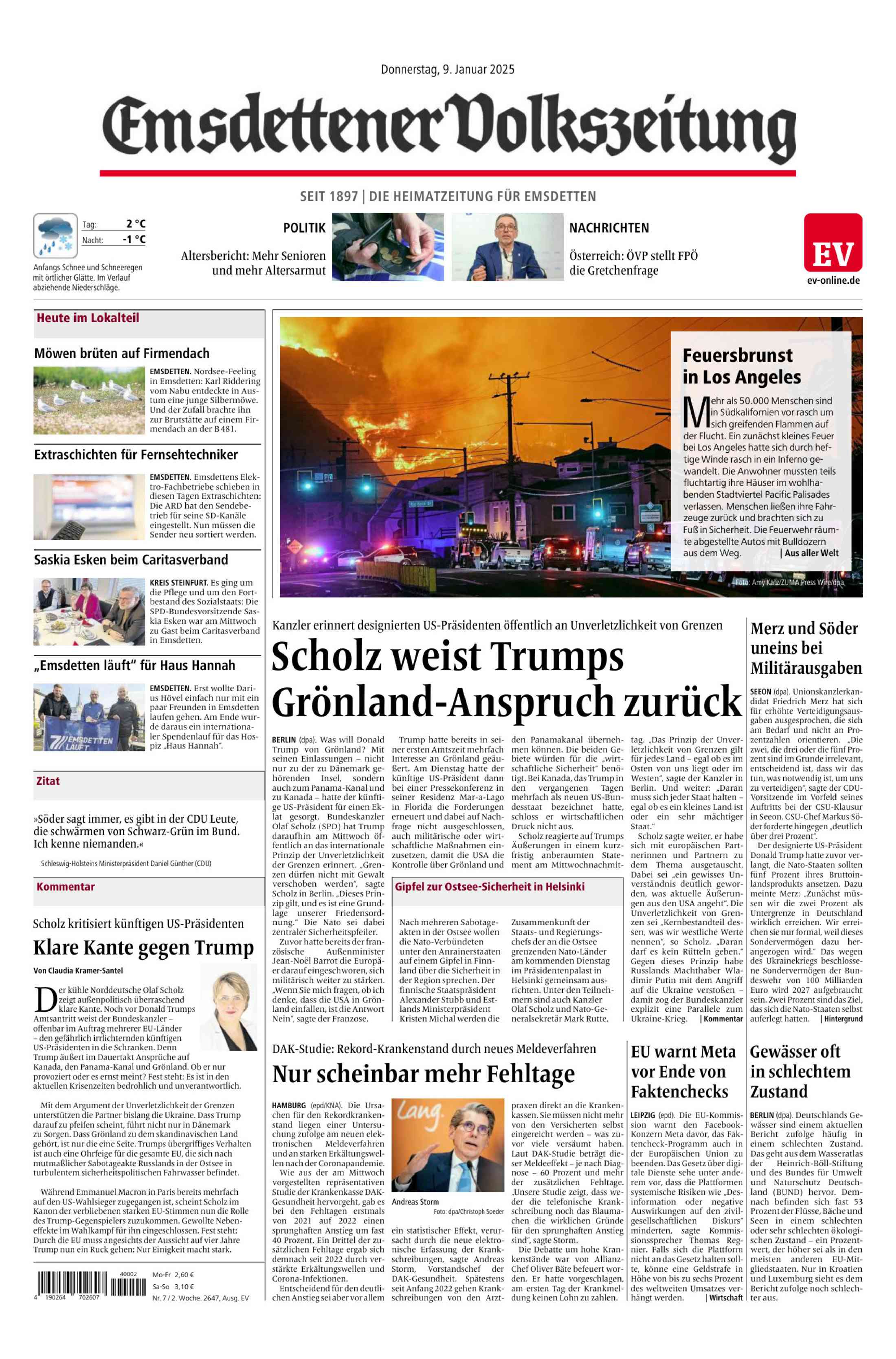 Ausgabe vom 09.01.2025