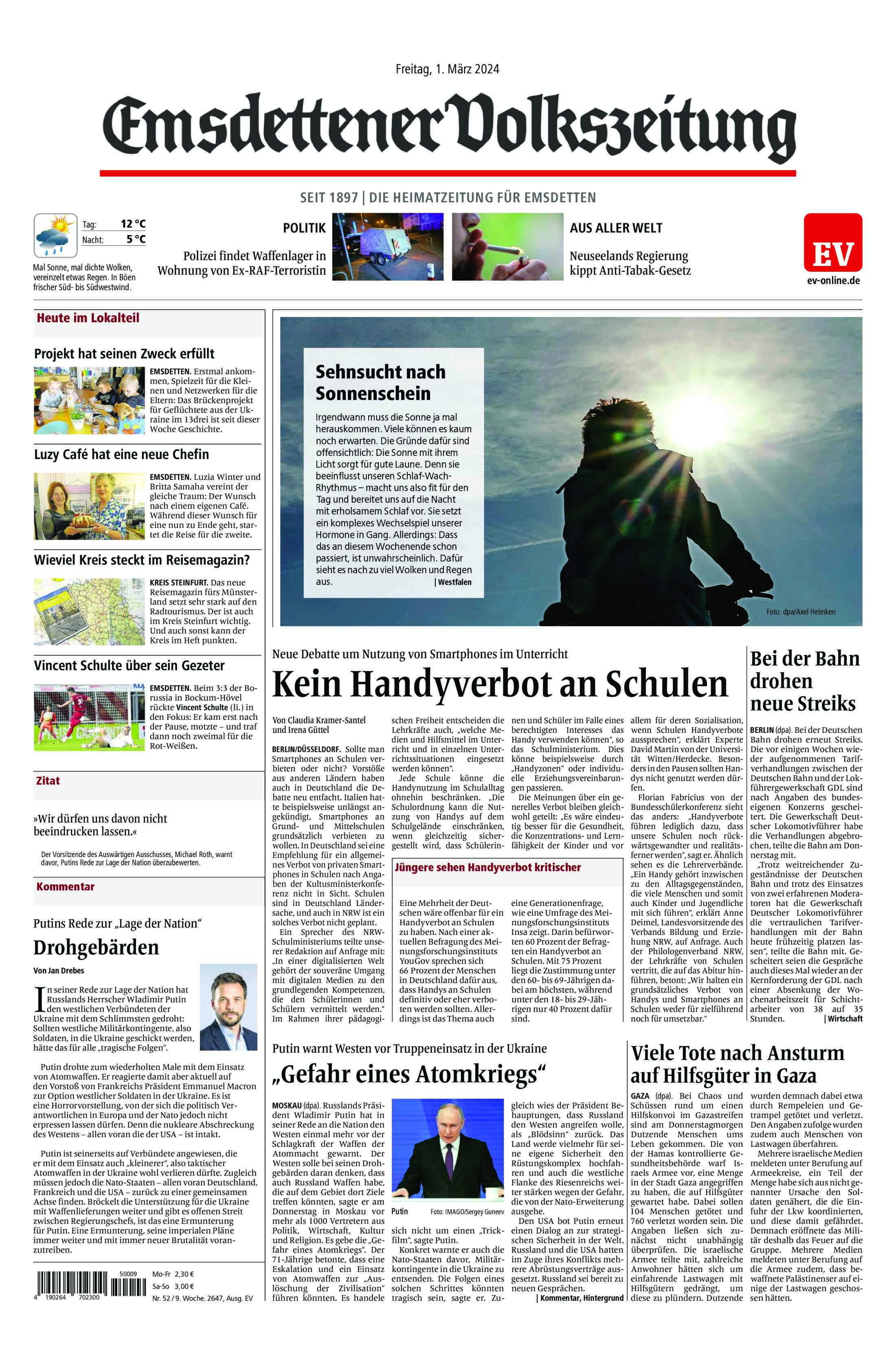 Ausgabe vom 01.03.2024