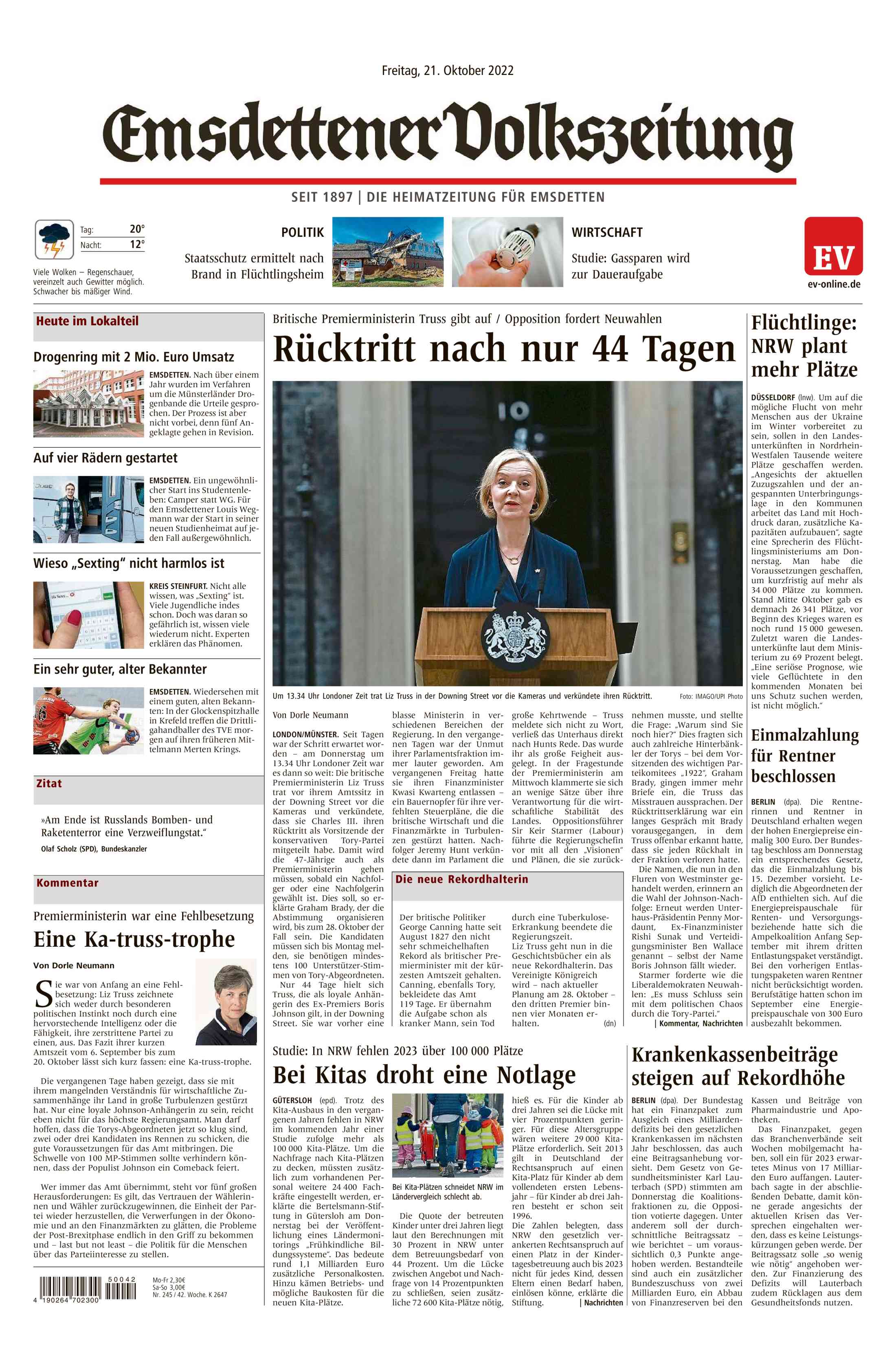 Ausgabe vom 21.10.2022