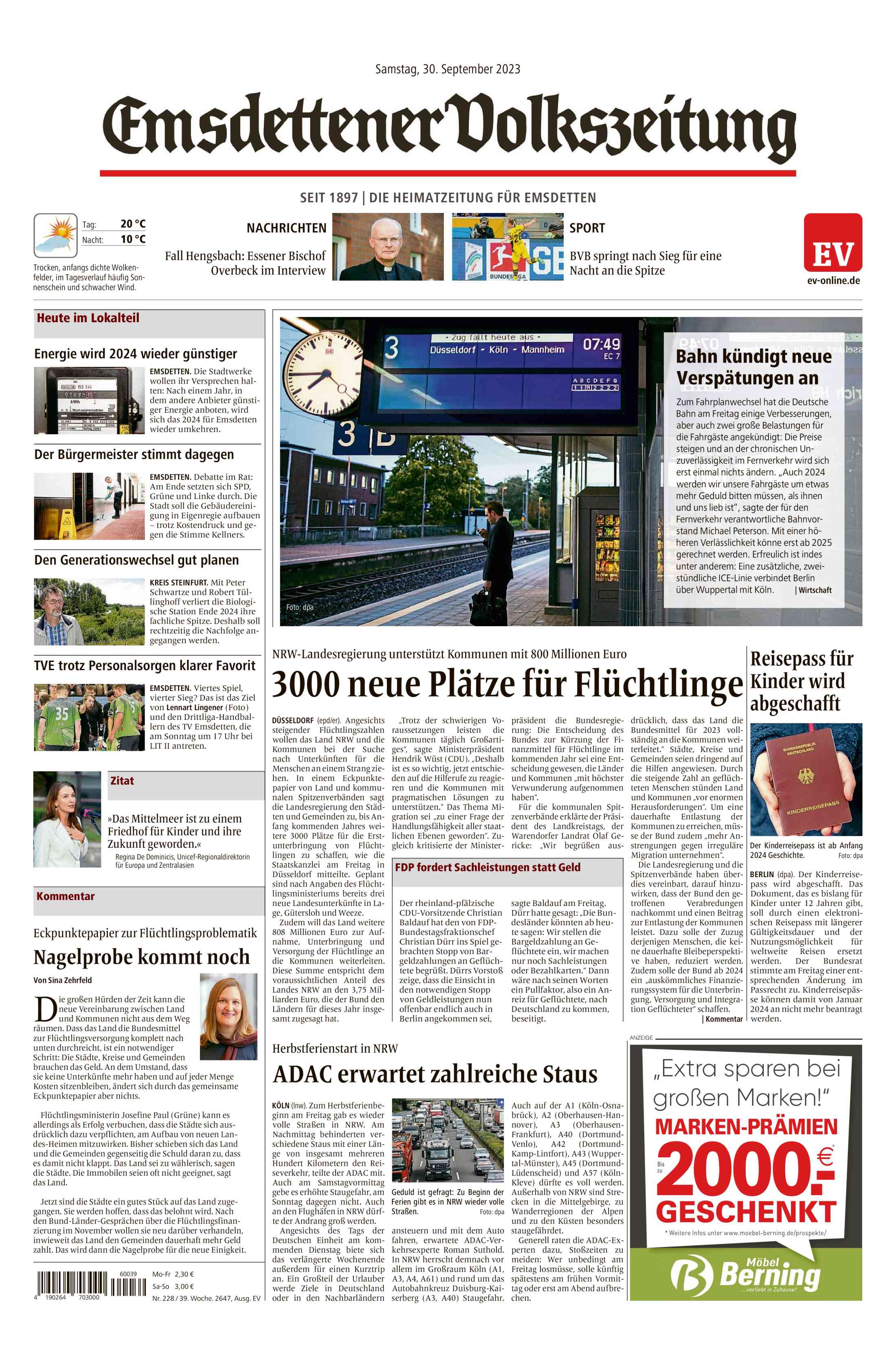 Ausgabe vom 30.09.2023