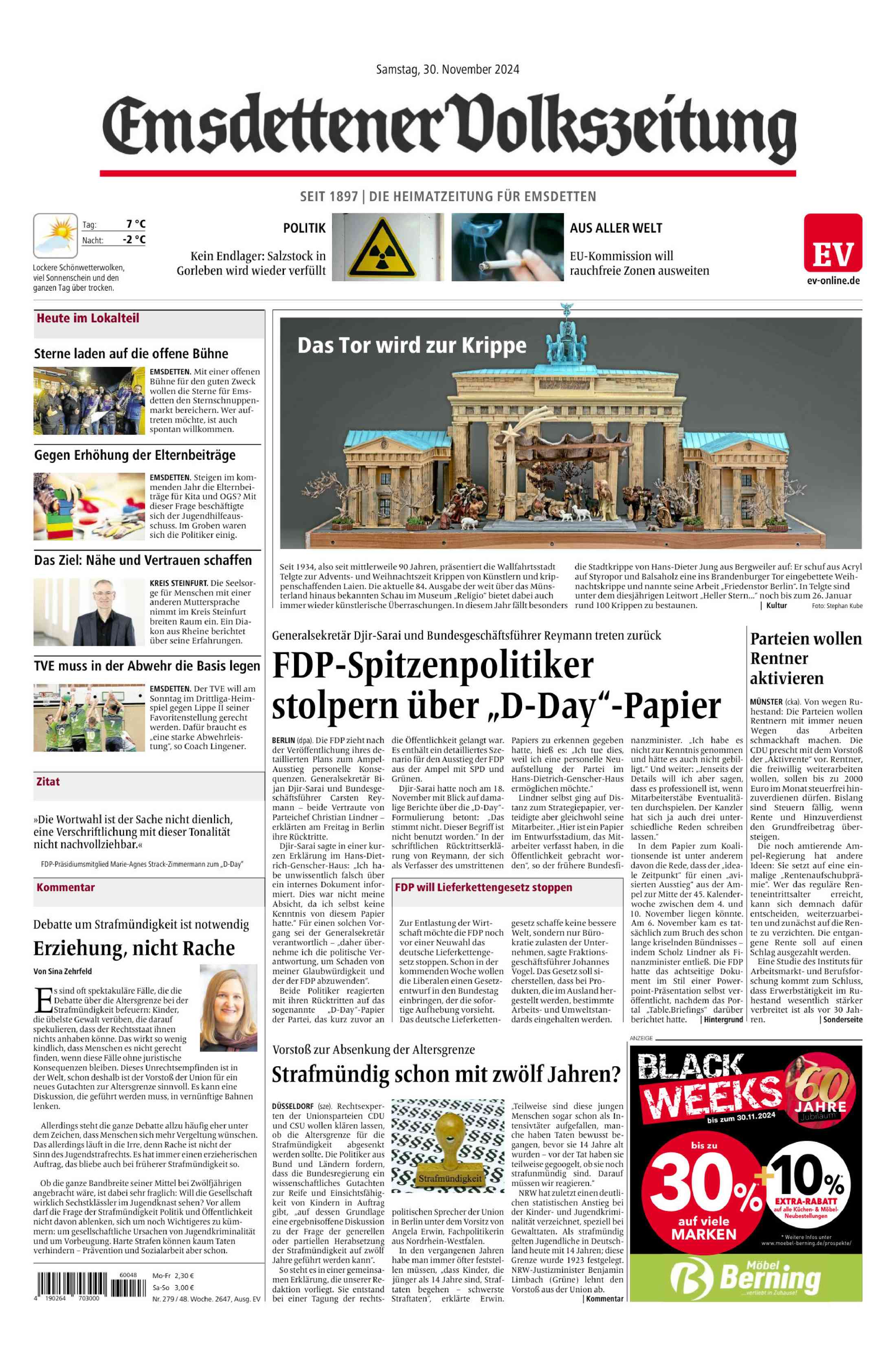 Ausgabe vom 30.11.2024
